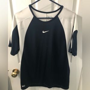 Nike Mens Navy & White T-Shirt